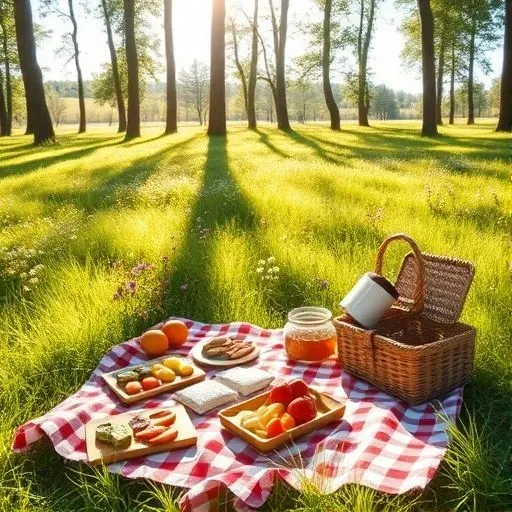 Piknik a réten